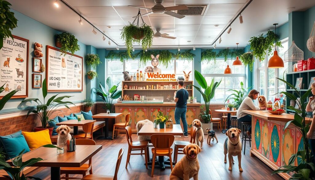 การจัดร้านอาหารสัตว์